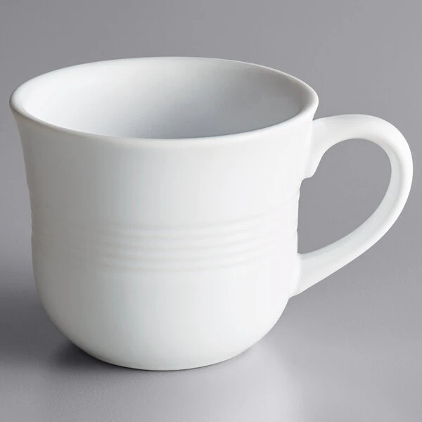 Sample - Acopa Capri 8 Oz. Coconut White China Cup 1 Sample - Acopa Capri 8 Oz. Coconut White China Cup