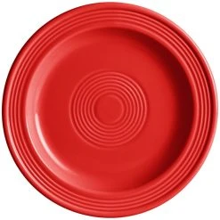 Sample - Acopa Capri 7" Passion Fruit Red Stoneware Plate