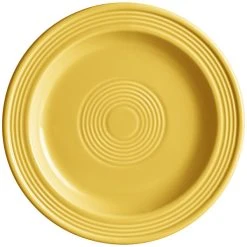 Sample - Acopa Capri 7" Citrus Yellow Stoneware Plate