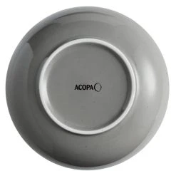 Sample - Acopa Keystone 8" Granite Gray Stoneware Coupe Low Bowl 6 Sample - Acopa Keystone 8" Granite Gray Stoneware Coupe Low Bowl -Acopa Sales 2096465