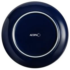 Sample - Acopa Keystone 8 1/2" Azora Blue Stoneware Coupe Plate -Acopa Sales 2096517