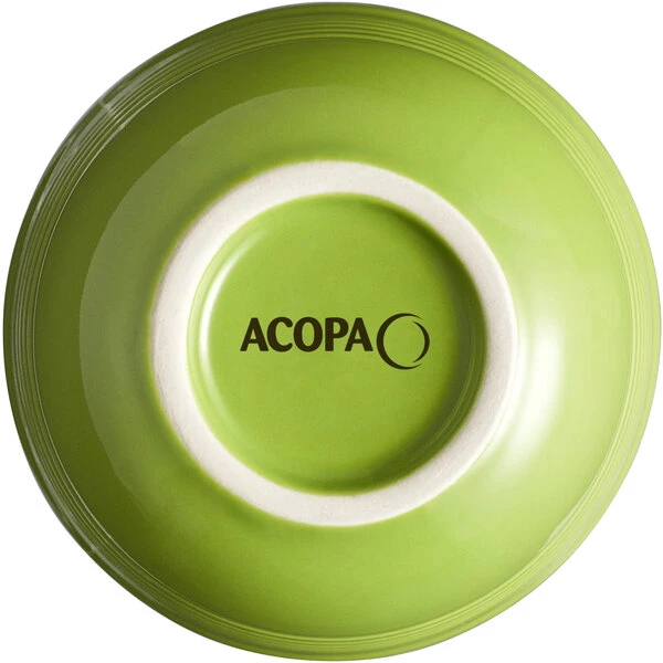 Sample - Acopa Capri 8 Oz. Bamboo Green Stoneware Bouillon 2 Sample - Acopa Capri 8 Oz. Bamboo Green Stoneware Bouillon - Image 2