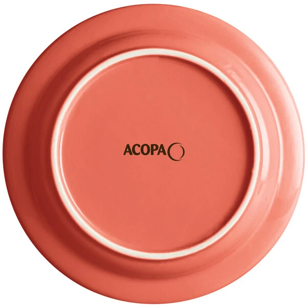 Sample - Acopa Capri 7" Coral Reef Stoneware Plate 2 Sample - Acopa Capri 7" Coral Reef Stoneware Plate - Image 2