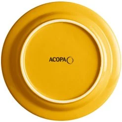 Alternative view of Sample - Acopa Capri 7" Mango Orange Stoneware Plate