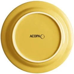 Alternative view of Sample - Acopa Capri 7" Citrus Yellow Stoneware Plate