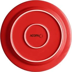Acopa Capri 9" Passion Fruit Red Stoneware Plate - 12/Case 8 Acopa Capri 9" Passion Fruit Red Stoneware Plate - 12/Case -Acopa Sales 2102130