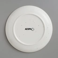 Sample - Acopa Keystone 8 1/2" Vanilla Bean Stoneware Coupe Plate 8 Sample - Acopa Keystone 8 1/2" Vanilla Bean Stoneware Coupe Plate -Acopa Sales 2102155