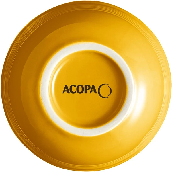Acopa Capri 8 Oz. Mango Orange Stoneware Bouillon - 12/Pack 3 Acopa Capri 8 Oz. Mango Orange Stoneware Bouillon - 12/Pack - Image 3