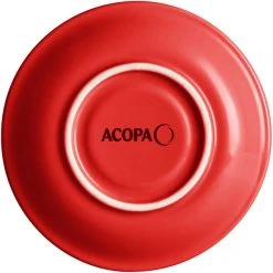 Sample - Acopa Capri 6" Passion Fruit Red China Saucer -Acopa Sales 2102902
