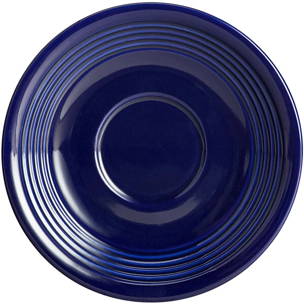 Sample - Acopa Capri 6" Deep Sea Cobalt China Saucer 2 Sample - Acopa Capri 6" Deep Sea Cobalt China Saucer - Image 2