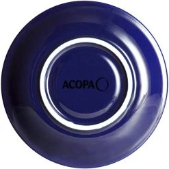 Sample - Acopa Capri 6" Deep Sea Cobalt China Saucer 8 Sample - Acopa Capri 6" Deep Sea Cobalt China Saucer -Acopa Sales 2102914