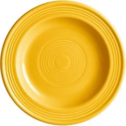 Sample - Acopa Capri 6 1/8" Mango Orange Stoneware Plate