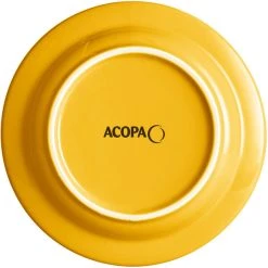 Alternative view of Sample - Acopa Capri 6 1/8" Mango Orange Stoneware Plate