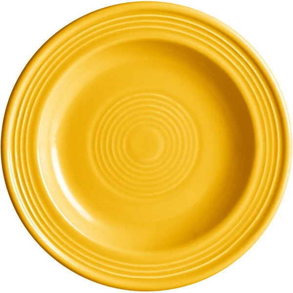 Acopa Capri 6 1/8" Mango Orange Stoneware Plate - 12/Pack 2 Acopa Capri 6 1/8" Mango Orange Stoneware Plate - 12/Pack - Image 2