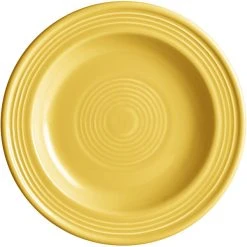 Sample - Acopa Capri 6 1/8" Citrus Yellow Stoneware Plate