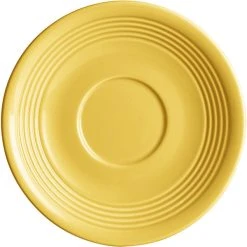 Sample - Acopa Capri 6" Citrus Yellow China Saucer