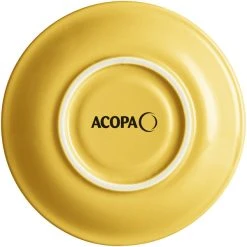 Alternative view of Sample - Acopa Capri 6" Citrus Yellow China Saucer