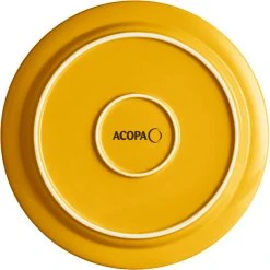 Acopa Capri 10" Mango Orange Stoneware Plate - 12/Case -Acopa Sales 2103323