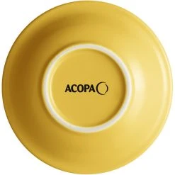 Acopa Capri 4.5 Oz. Citrus Yellow Stoneware Fruit Bowl / Monkey Dish - 12/Pack 8 Acopa Capri 4.5 Oz. Citrus Yellow Stoneware Fruit Bowl / Monkey Dish - 12/Pack -Acopa Sales 2103469