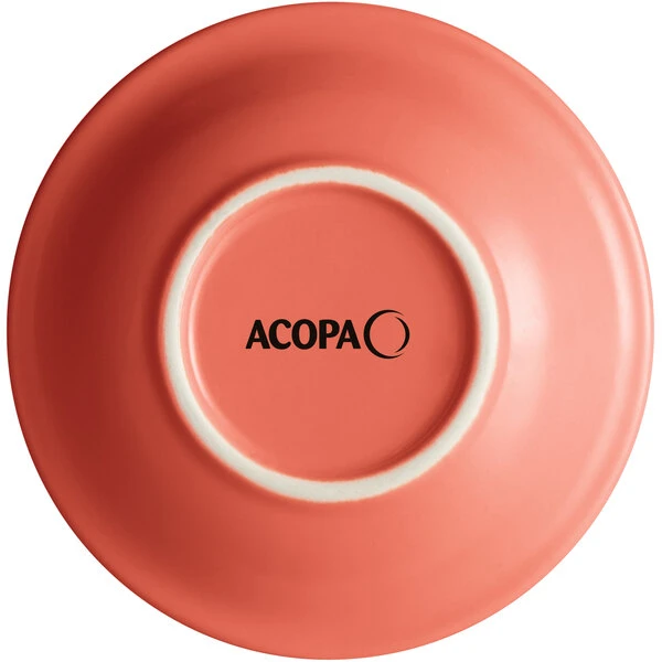 Acopa Capri 4.5 Oz. Coral Reef Stoneware Fruit Bowl / Monkey Dish - 12/Pack 3 Acopa Capri 4.5 Oz. Coral Reef Stoneware Fruit Bowl / Monkey Dish - 12/Pack - Image 3