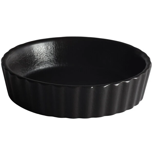 Acopa Keystone 6 Oz. Caldera Stoneware Souffle / Creme Brulee Dish - 6/Case 2 Acopa Keystone 6 Oz. Caldera Stoneware Souffle / Creme Brulee Dish - 6/Case - Image 2