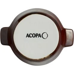 Sample - Acopa Keystone 6 Oz. Chestnut Stoneware Mini Casserole Dish With Handles 7 Sample - Acopa Keystone 6 Oz. Chestnut Stoneware Mini Casserole Dish With Handles -Acopa Sales 2103562
