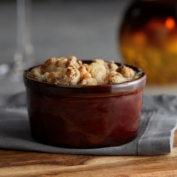 Acopa Keystone 4 Oz. Chestnut Stoneware Ramekin - 6/Case 1 Acopa Keystone 4 Oz. Chestnut Stoneware Ramekin - 6/Case