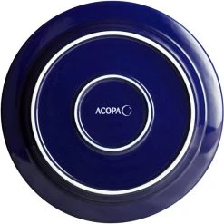 Sample - Acopa Capri 9" Deep Sea Cobalt Stoneware Plate 7 Sample - Acopa Capri 9" Deep Sea Cobalt Stoneware Plate -Acopa Sales 2103721