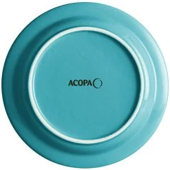 Acopa Capri 7" Caribbean Turquoise Stoneware Plate - 12/Pack 8 Acopa Capri 7" Caribbean Turquoise Stoneware Plate - 12/Pack -Acopa Sales 2103838