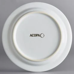 Acopa Capri 7" Coconut White Stoneware Plate - 12/Pack 8 Acopa Capri 7" Coconut White Stoneware Plate - 12/Pack -Acopa Sales 2103843