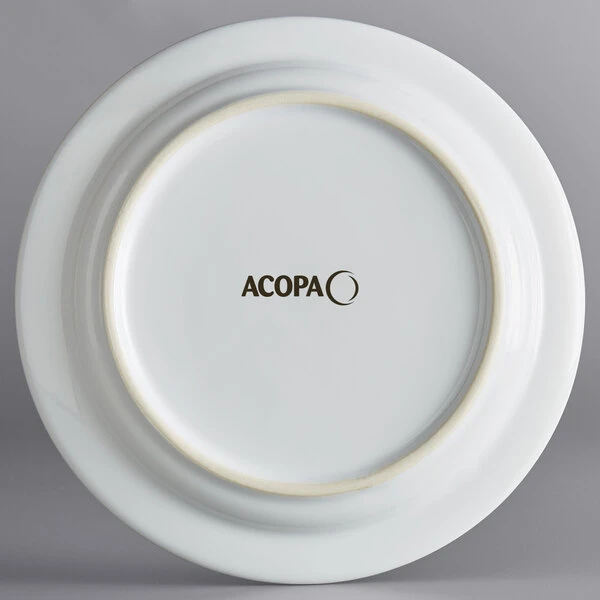Acopa Capri 7" Coconut White Stoneware Plate - 12/Pack 3 Acopa Capri 7" Coconut White Stoneware Plate - 12/Pack - Image 3