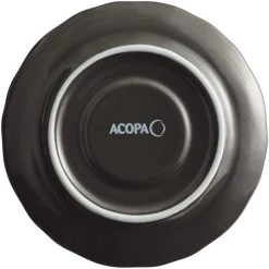 Acopa Condesa 6" Matte Finish Armor Gray Scalloped Porcelain Saucer - 36/Case 7 Acopa Condesa 6" Matte Finish Armor Gray Scalloped Porcelain Saucer - 36/Case -Acopa Sales 2112758