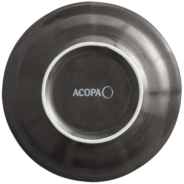 Acopa Condesa 5.5 Oz. Matte Finish Armor Gray Scalloped Porcelain Fruit Dish - 36/Case 3 Acopa Condesa 5.5 Oz. Matte Finish Armor Gray Scalloped Porcelain Fruit Dish - 36/Case - Image 3