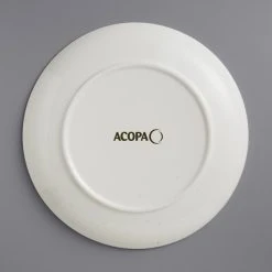 Sample - Acopa Keystone 10 1/2" Vanilla Bean Stoneware Coupe Plate 7 Sample - Acopa Keystone 10 1/2" Vanilla Bean Stoneware Coupe Plate -Acopa Sales 2116916