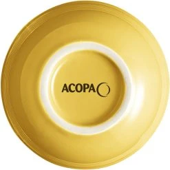 Acopa Capri 8 Oz. Citrus Yellow Stoneware Bouillon - 36/Case -Acopa Sales 2134982