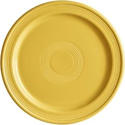 Alternative view of Sample - Acopa Capri 10" Citrus Yellow Stoneware Plate