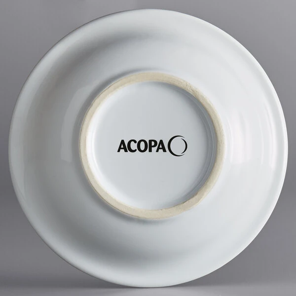 Acopa Capri 4.5 Oz. Coconut White Stoneware Fruit Bowl / Monkey Dish - 48/Case 3 Acopa Capri 4.5 Oz. Coconut White Stoneware Fruit Bowl / Monkey Dish - 48/Case - Image 3