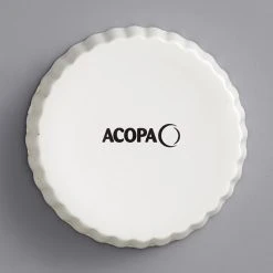 Acopa Keystone 6 Oz. Vanilla Bean Stoneware Souffle / Creme Brulee Dish - 6/Case -Acopa Sales 2140319