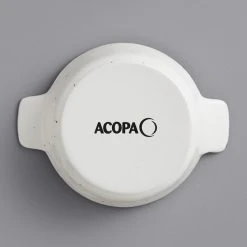 Acopa Keystone 6 Oz. Vanilla Bean Stoneware Mini Casserole Dish With Handles - 6/Case 7 Acopa Keystone 6 Oz. Vanilla Bean Stoneware Mini Casserole Dish With Handles - 6/Case -Acopa Sales 2140622