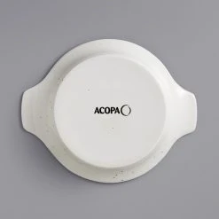 Acopa Keystone 13 Oz. Vanilla Bean Stoneware Shirred Egg Casserole Dish - 24/Case -Acopa Sales 2140973