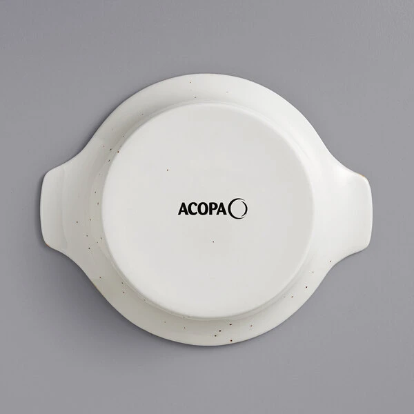 Acopa Keystone 13 Oz. Vanilla Bean Stoneware Shirred Egg Casserole Dish - 6/Case 3 Acopa Keystone 13 Oz. Vanilla Bean Stoneware Shirred Egg Casserole Dish - 6/Case - Image 3