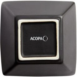Acopa 8 Oz. Matte Black Square Stoneware Bowl - 36/Case -Acopa Sales 2168558
