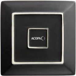 Acopa 8" Matte Black Square Stoneware Plate - 24/Case 7 Acopa 8" Matte Black Square Stoneware Plate - 24/Case -Acopa Sales 2168840