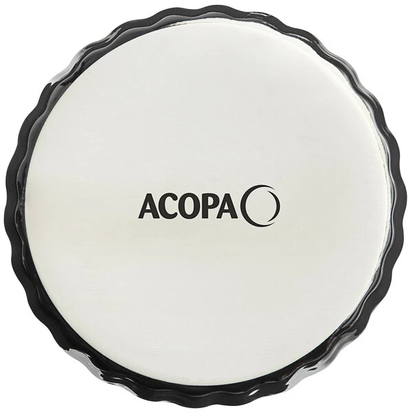 Acopa 8 Oz. Round Glossy Black Fluted Stoneware Souffle / Creme Brulee Dish - 12/Pack 3 Acopa 8 Oz. Round Glossy Black Fluted Stoneware Souffle / Creme Brulee Dish - 12/Pack - Image 3