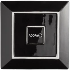 Acopa 10" Glossy Black Square Stoneware Plate - 3/Pack 8 Acopa 10" Glossy Black Square Stoneware Plate - 3/Pack -Acopa Sales 2177915