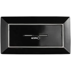 Acopa 14 1/2" X 8 1/4" Glossy Black Rectangular Stoneware Platter - 3/Pack 6 Acopa 14 1/2" X 8 1/4" Glossy Black Rectangular Stoneware Platter - 3/Pack -Acopa Sales 2178962