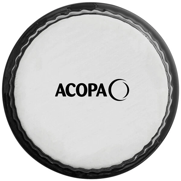 Acopa 4.5 Oz. Glossy Black Fluted Stoneware Ramekin - 48/Case 2 Acopa 4.5 Oz. Glossy Black Fluted Stoneware Ramekin - 48/Case - Image 2