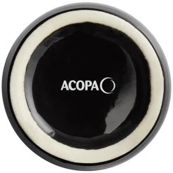Acopa 2 Oz. Glossy Black Smooth Stoneware Ramekin - 12/Pack -Acopa Sales 2184799
