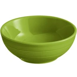 Alternative view of Acopa Capri 13 Oz. Bamboo Green Stoneware Nappie Bowl - 12/Pack