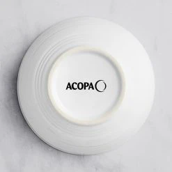 Acopa Capri 13 Oz. Coconut White Stoneware Nappie Bowl - 24/Case -Acopa Sales 2207852